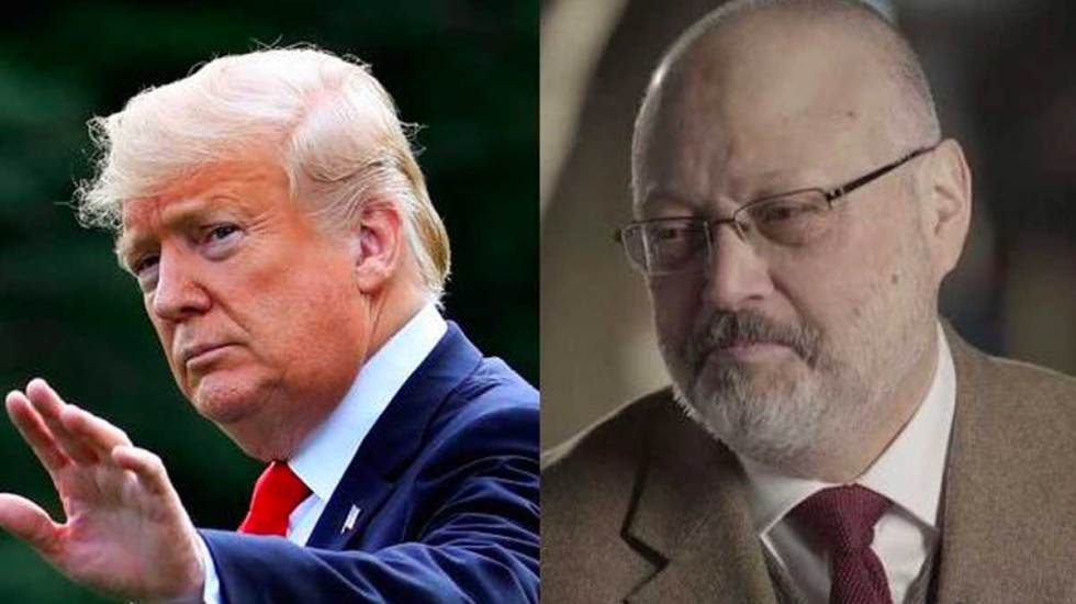 MIERDA!: TRUMP SE APROVECHA DEL CRIMEN de Khashoggi con 100 millones de dólares que le regalan los saudíes. Trump dice que los negocios son más importantes que ese crimen. ¡MALDITOS GRINGOS!