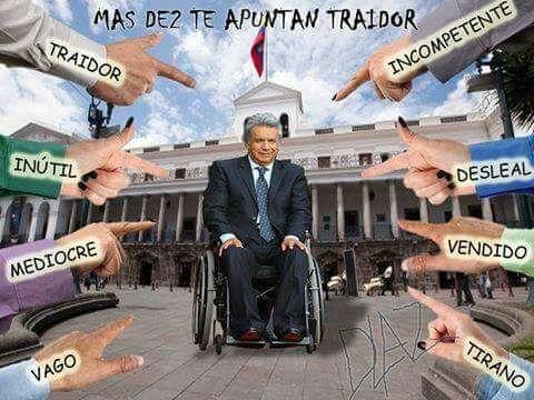 La traición tiene nuevo nombre Lenín Moreno