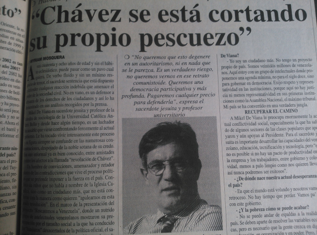 Qué será de este cura sinvergüenza, el Mikel de Viana (o de vaina)… Aquí su perfil predilecto...