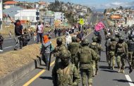 La putica Noboa imitando a Trump acusa de «terroristas» a 17 de los 48 detenidos durante el paro 2025...