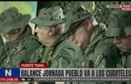 Vea al General en Jefe Vladimir Padrino López en el balance de la jornada 