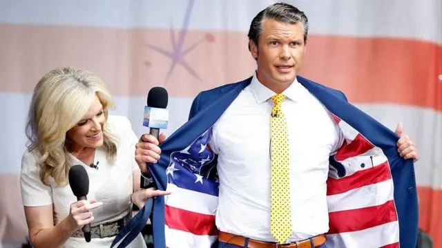 Otro imbécil de la misma catadura de The Orange Pig (Trump), Pete Hegseth: 