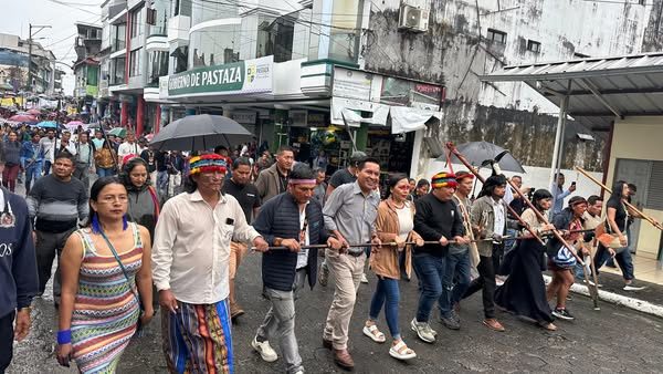 La putica Daniel Noboa, llevará de lo suyo con la Marcha por la Vida y el Territorio...