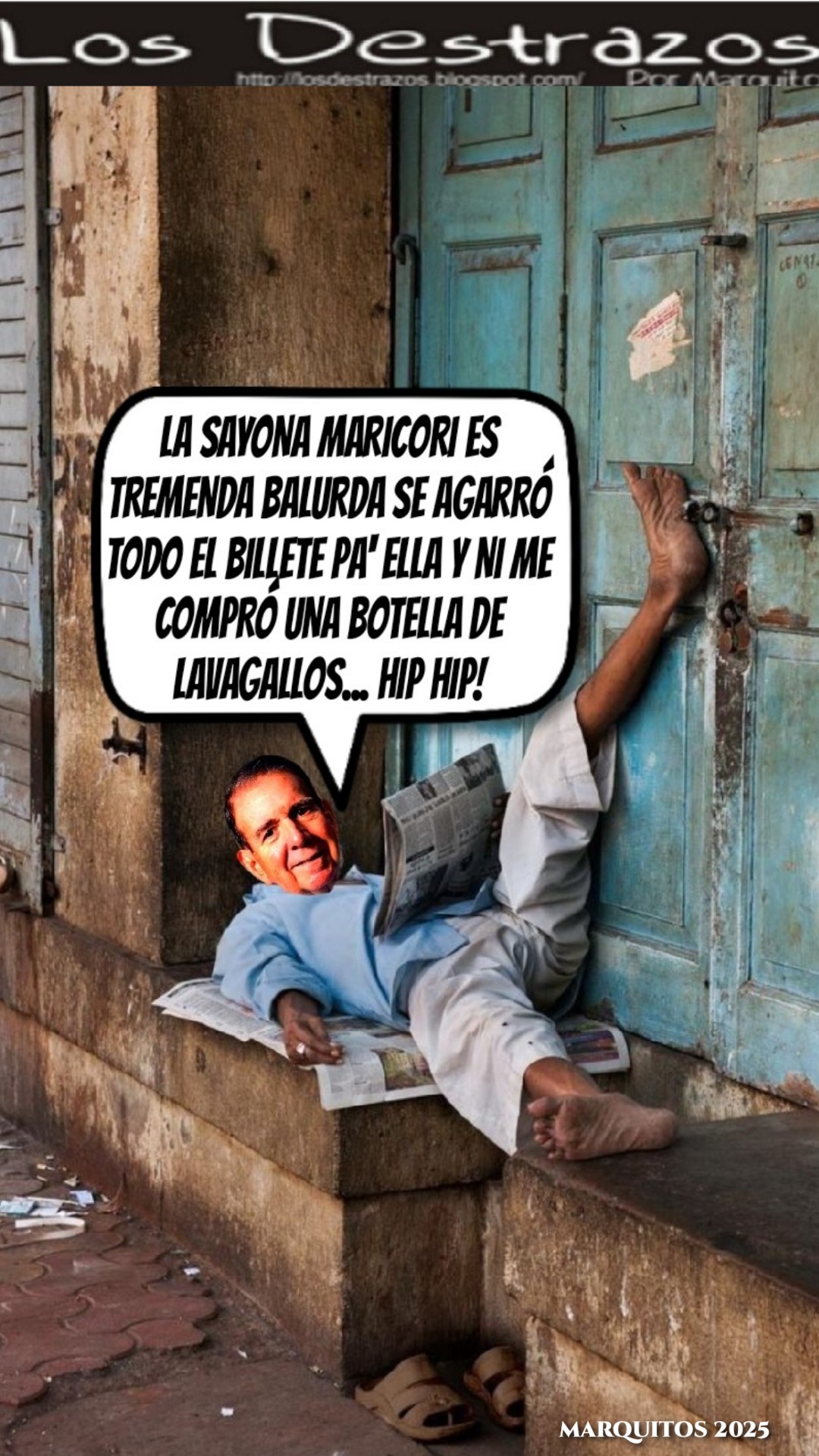 Los Destrazos por Marquitos: Inmundito está en huelga de brazos caídos...