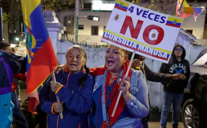 Ecuador le dijo !NO! a la putica Daniel Noboa...
