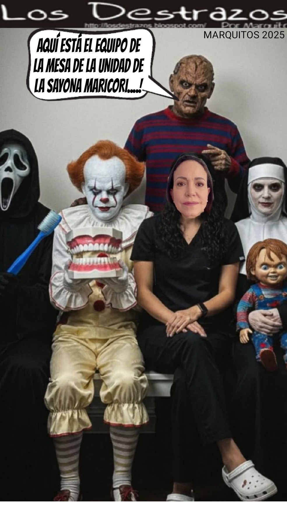 Los Destrazos por Marquitos: El famoso equipo político de la SAYONA MARICORI