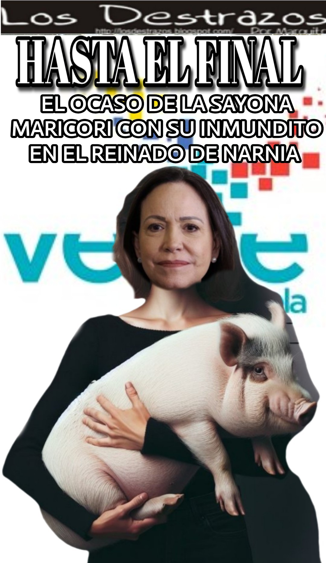 la sayo y un cerdito